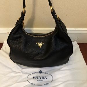 Black Prada Shoulder Bag!
